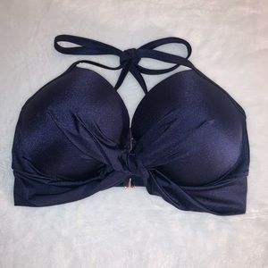 Shade & shore bikini top navy blue 36DD